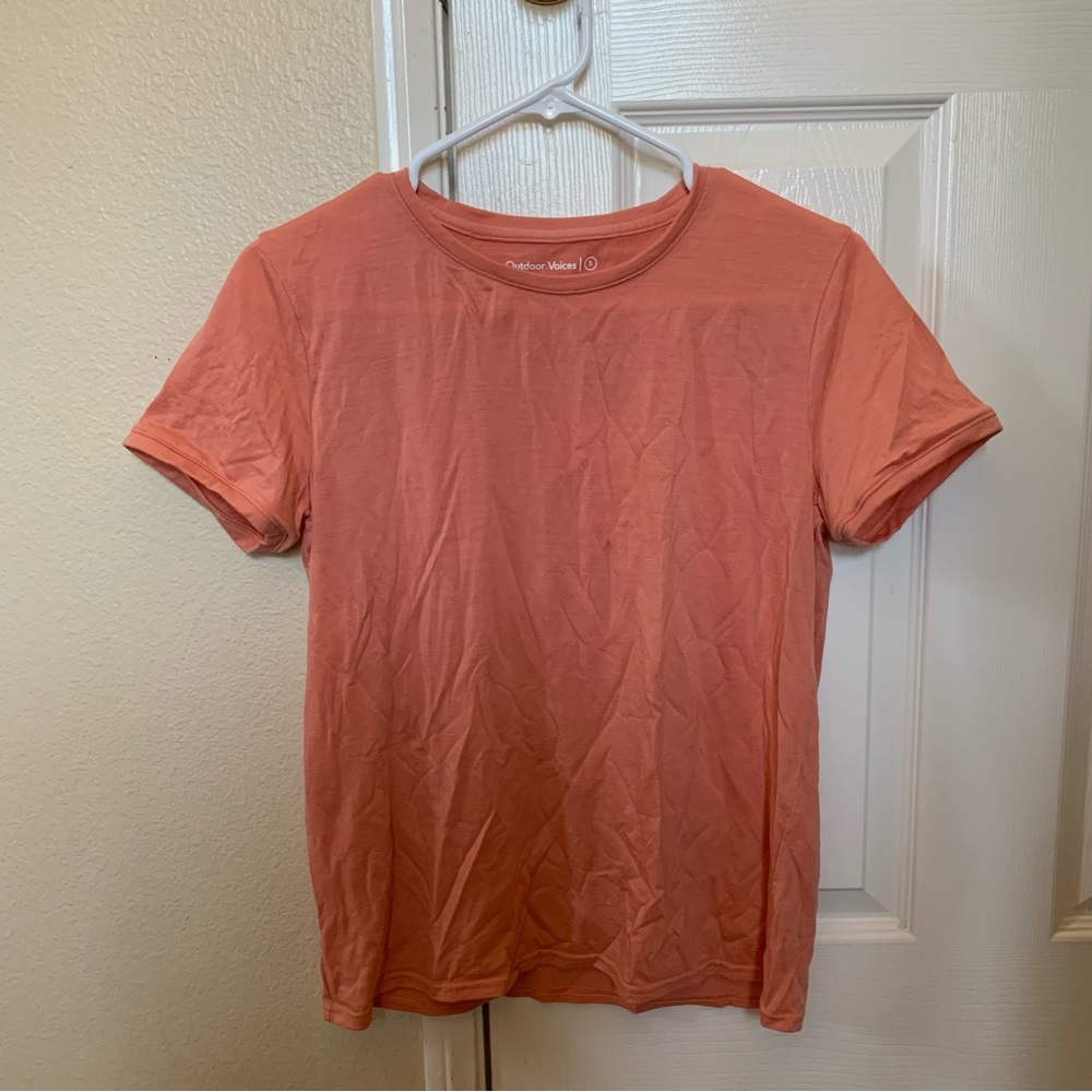 Outdoor voices merino wool t-shirt